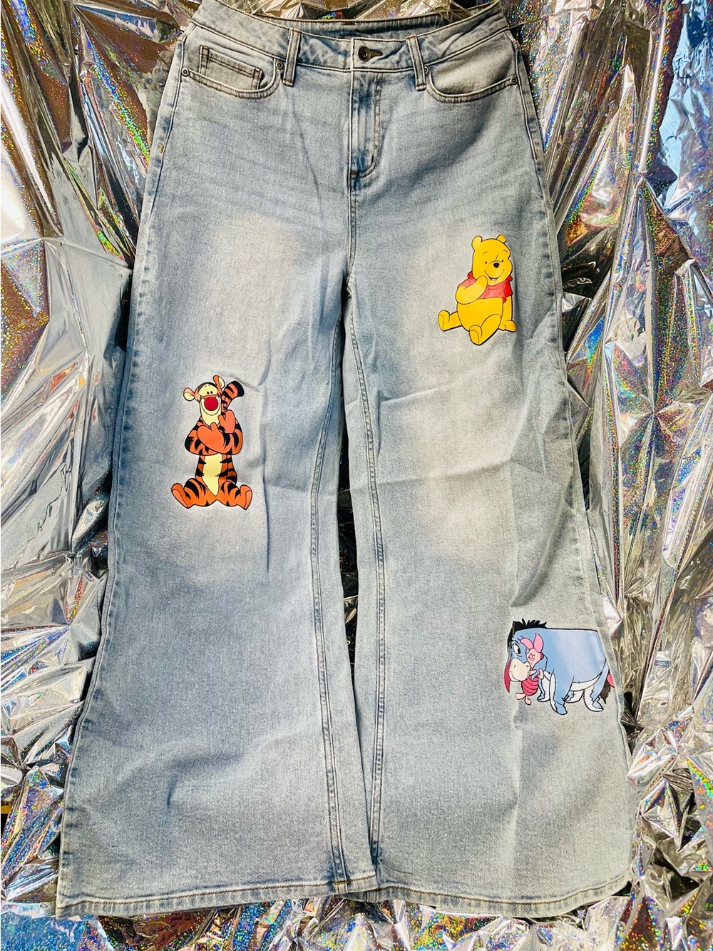 Disney Winnie The Pooh Characters Straight Leg Jeans